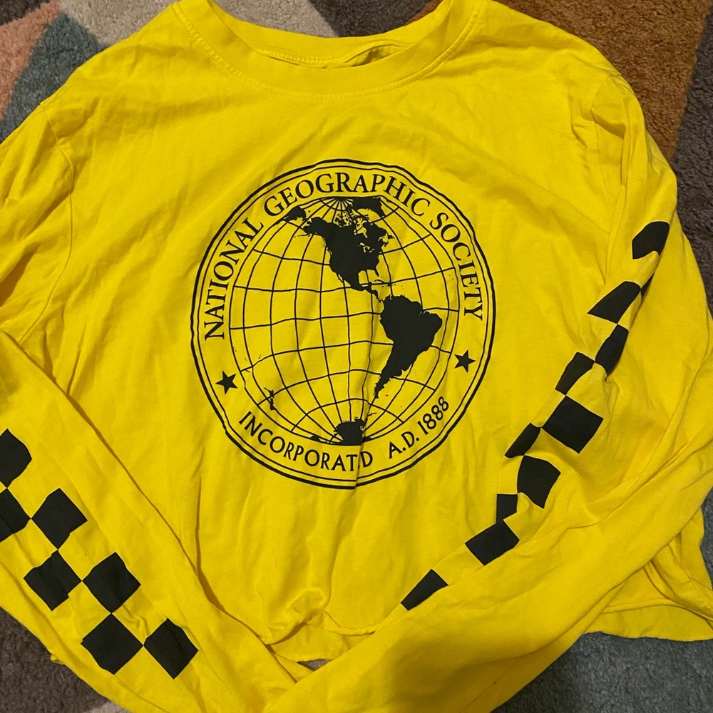 Vans National Geographic Collab Crop Top Longsleeve